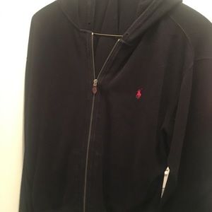 A Ralph Lauren black sweater jacket